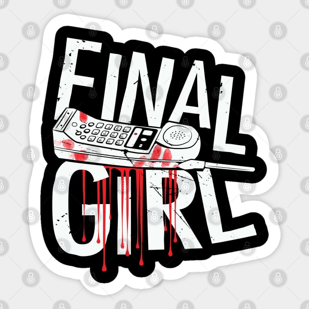 Final Girl Sticker by ObiPatricKenobi